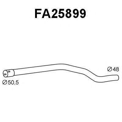 VENEPORTE FA25899 Труба вихлопного газу