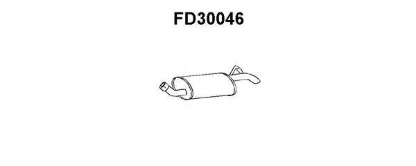 VENEPORTE FD30046 Глушник вихлопних газів кінцевий