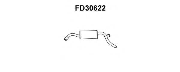 VENEPORTE FD30622 Глушник вихлопних газів кінцевий