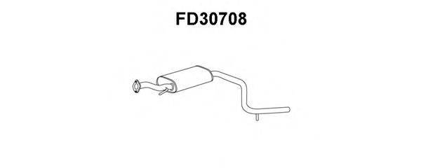 VENEPORTE FD30708 Передглушувач вихлопних газів