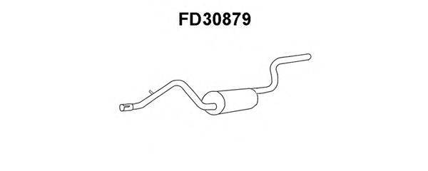 VENEPORTE FD30879 Глушник вихлопних газів кінцевий