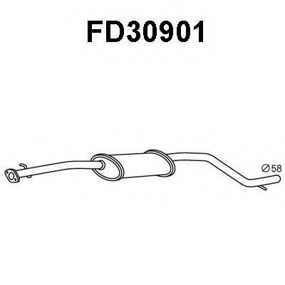 VENEPORTE FD30901 Передглушувач вихлопних газів