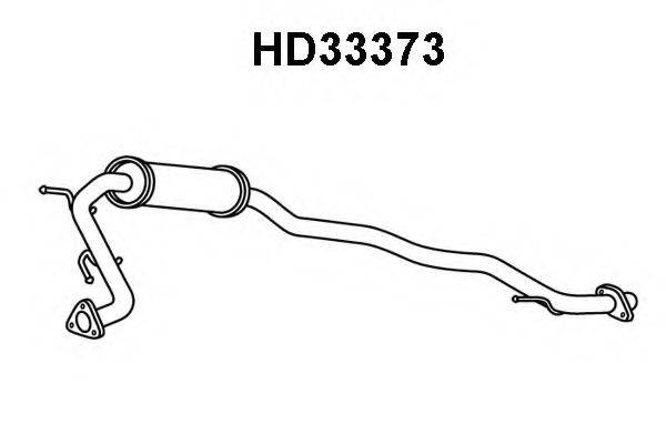 VENEPORTE HD33373 Середній глушник вихлопних газів