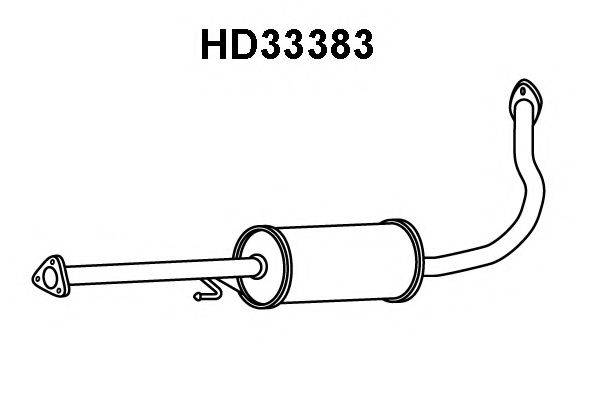 VENEPORTE HD33383 Середній глушник вихлопних газів