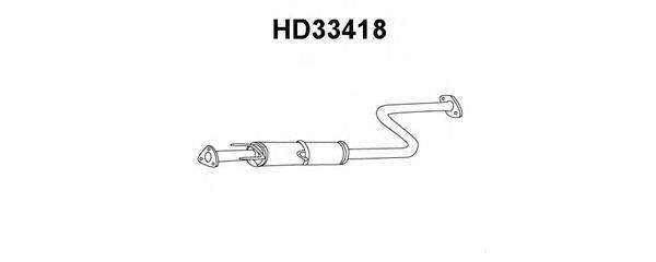 VENEPORTE HD33418 Передглушувач вихлопних газів