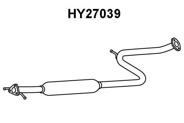 VENEPORTE HY27039 Передглушувач вихлопних газів