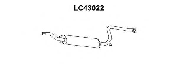 VENEPORTE LC43022 Передглушувач вихлопних газів