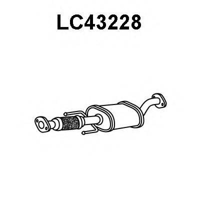 VENEPORTE LC43228 Передглушувач вихлопних газів