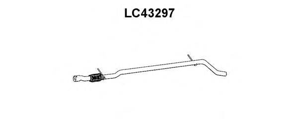 VENEPORTE LC43297 Труба вихлопного газу