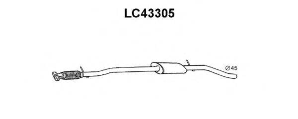 VENEPORTE LC43305 Передглушувач вихлопних газів