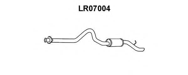 VENEPORTE LR07004 Глушник вихлопних газів кінцевий