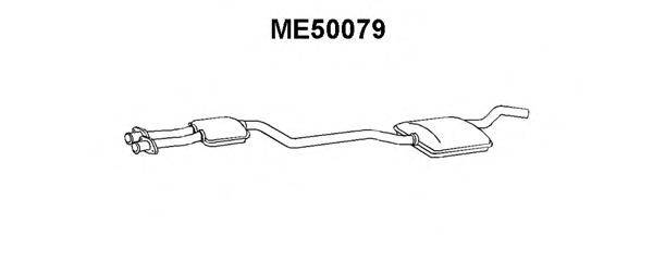 VENEPORTE ME50079 Середній глушник вихлопних газів