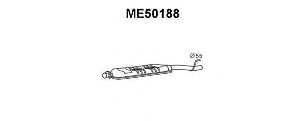 VENEPORTE ME50188 Середній глушник вихлопних газів