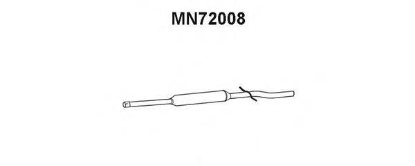 VENEPORTE MN72008 Передглушувач вихлопних газів