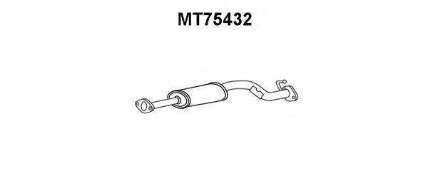 VENEPORTE MT75432 Передглушувач вихлопних газів