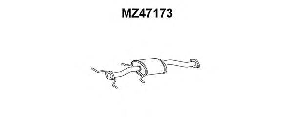 VENEPORTE MZ47173 Передглушувач вихлопних газів