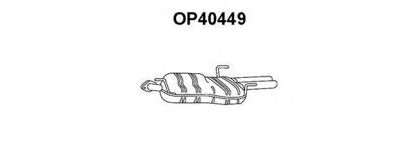 VENEPORTE OP40449 Глушник вихлопних газів кінцевий