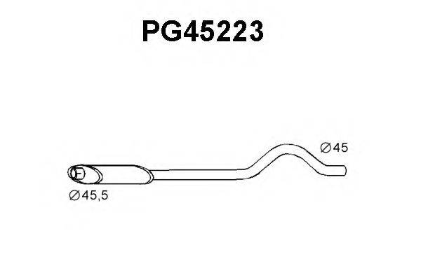 VENEPORTE PG45223 Передглушувач вихлопних газів