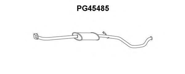 VENEPORTE PG45485 Передглушувач вихлопних газів