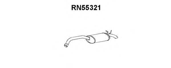 VENEPORTE RN55321 Глушник вихлопних газів кінцевий