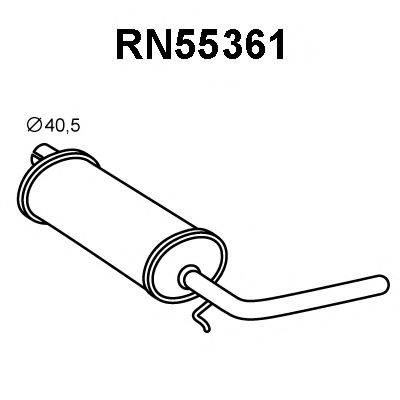 VENEPORTE RN55361 Глушник вихлопних газів кінцевий