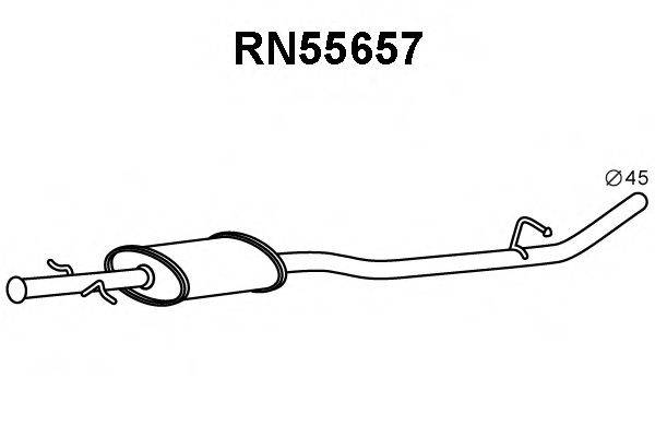 VENEPORTE RN55657 Передглушувач вихлопних газів