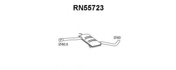VENEPORTE RN55723 Передглушувач вихлопних газів