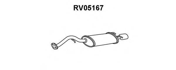 VENEPORTE RV05167 Глушник вихлопних газів кінцевий