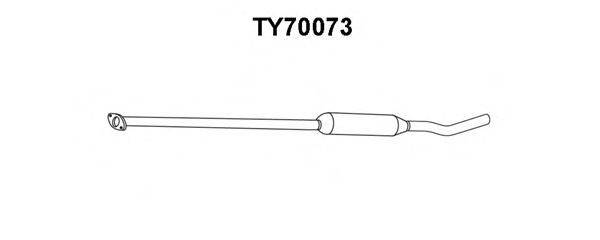 VENEPORTE TY70073 Передглушувач вихлопних газів