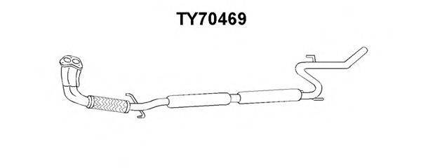 VENEPORTE TY70469 Передглушувач вихлопних газів