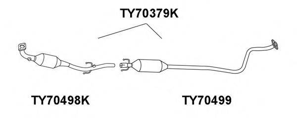 VENEPORTE TY70499 Передглушувач вихлопних газів