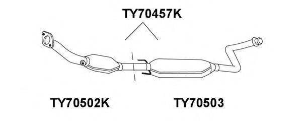 VENEPORTE TY70503 Передглушувач вихлопних газів