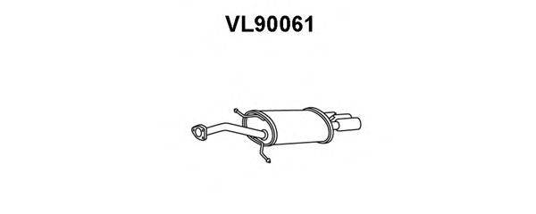 VENEPORTE VL90061 Глушник вихлопних газів кінцевий