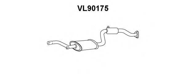 VENEPORTE VL90175 Середній глушник вихлопних газів