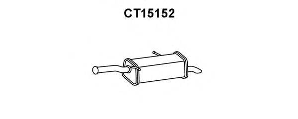 VENEPORTE CT15152 Глушник вихлопних газів кінцевий