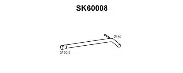 VENEPORTE SK60008 Труба вихлопного газу