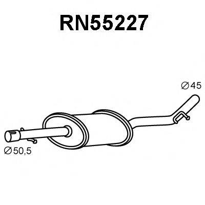 VENEPORTE RN55227 Передглушувач вихлопних газів