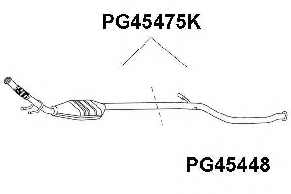 VENEPORTE PG45475K Каталізатор