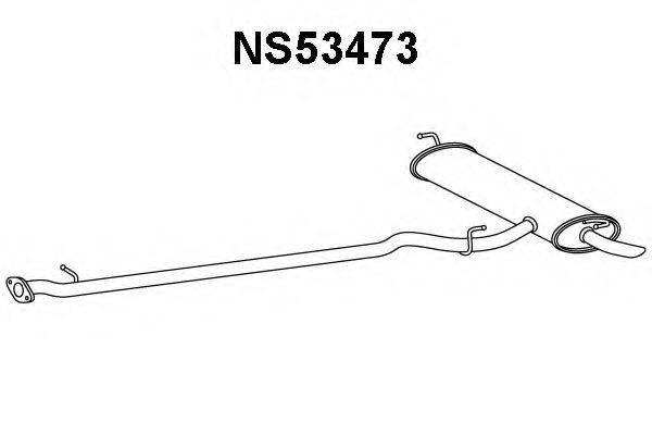 VENEPORTE NS53473 Глушник вихлопних газів кінцевий