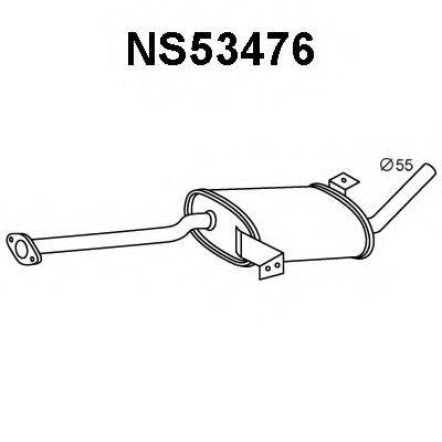 VENEPORTE NS53476 Передглушувач вихлопних газів