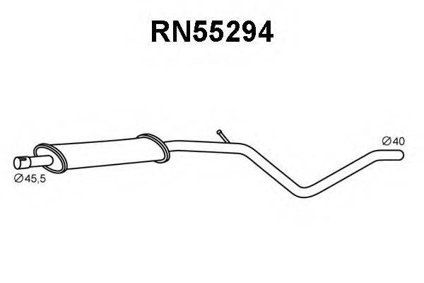 VENEPORTE RN55294 Передглушувач вихлопних газів