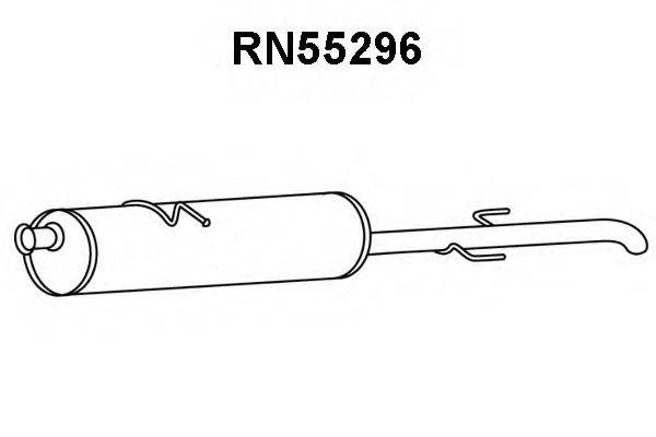 VENEPORTE RN55296 Глушник вихлопних газів кінцевий