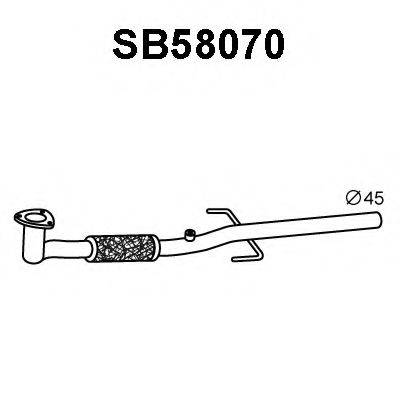 VENEPORTE SB58070 Труба вихлопного газу