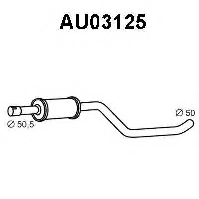 VENEPORTE AU03125 Передглушувач вихлопних газів