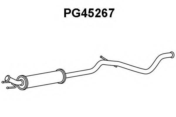 VENEPORTE PG45267 Передглушувач вихлопних газів