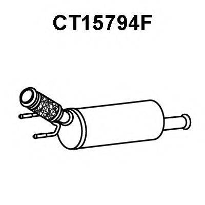 VENEPORTE CT15794F Саджовий/частковий фільтр, система вихлопу ОГ