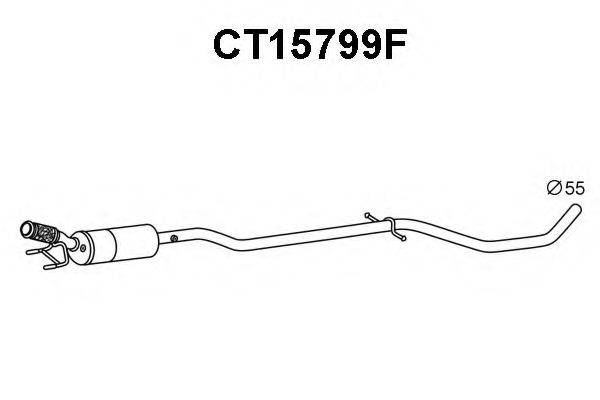 VENEPORTE CT15799F Саджовий/частковий фільтр, система вихлопу ОГ