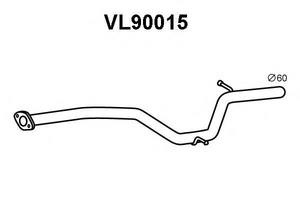 VENEPORTE VL90015 Труба вихлопного газу