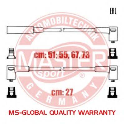 MASTER-SPORT 210831SET5MS Комплект дротів запалювання