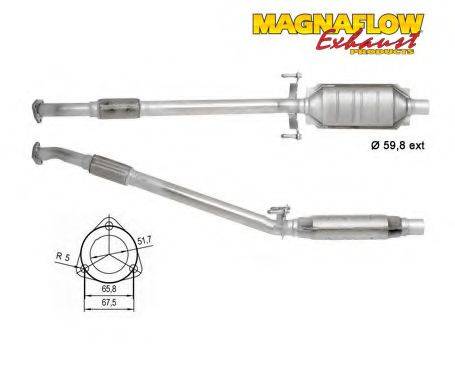 MAGNAFLOW 88835D Каталізатор